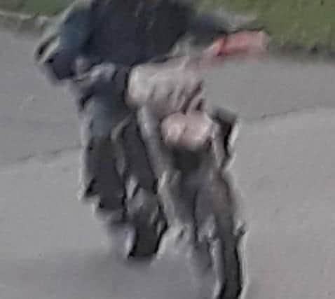The rider pictured is sought by Nottinghamshire Police.