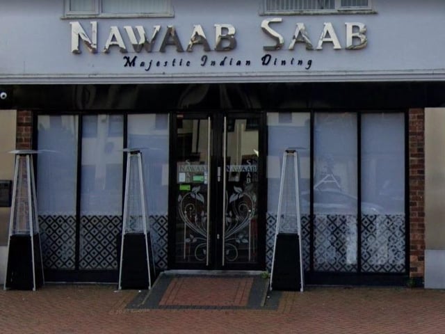 Nawaab Saab, on Nottingham Road, Nuthall, is rated 4.7 out of five.