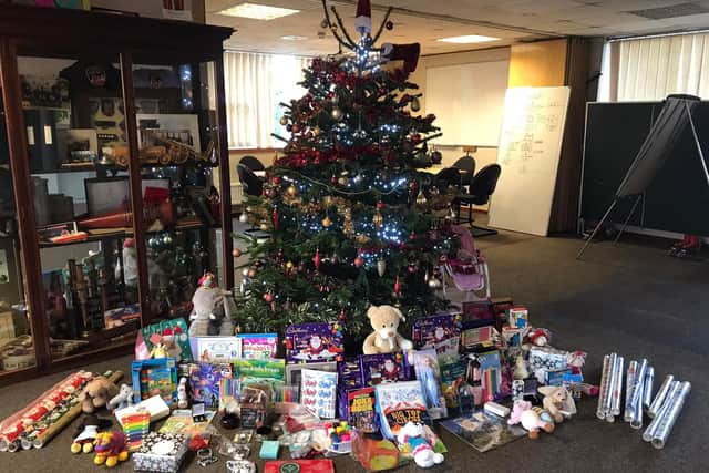 Ashfield fire and rescue toy collection was hugely supported by the community.