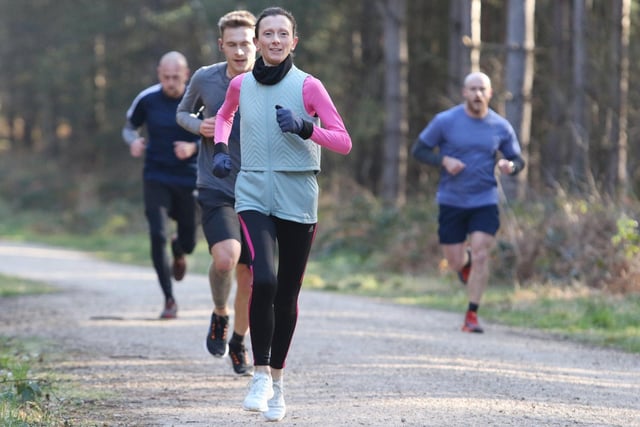 Women make up a large proportion of the field at the weekly Sherwood Pines parkrun. The women's course record is held by Vikki Hubbard, who darted round in just over 17 minutes in February 2020.