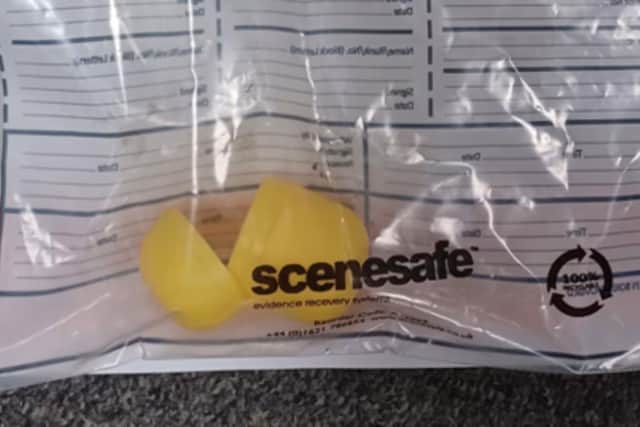The Kinder Surprise was full of white powder believed to be cocaine. (Image: Nottinghamshire Police)