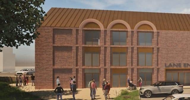 CGI image of the proposed apartments