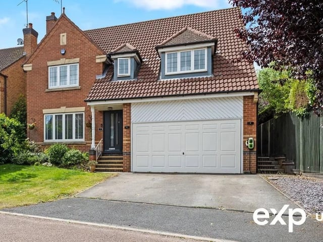 This stunning property features four double bedrooms, modern open-plan kitchen/living space with Bi-Fold doors, a separate formal dining room and spacious lounge with feature fireplace. The property features a landscaped rear garden with patio area, integral garage and large driveway with Electric Car Charging Point installed for added modern convenience.