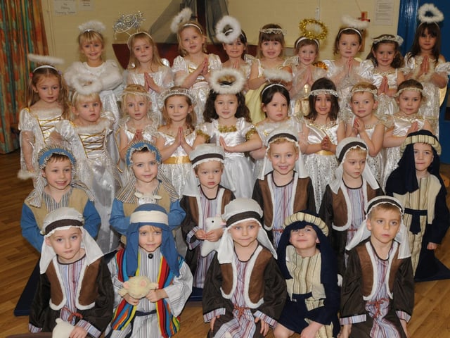 Abbey Primary School's foundation nativity in 2011.