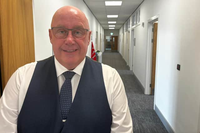 Council leader Mick Barton says he will reveal details soon of Reforms's plans for £44m in efficiency savings. Photo: Submitted