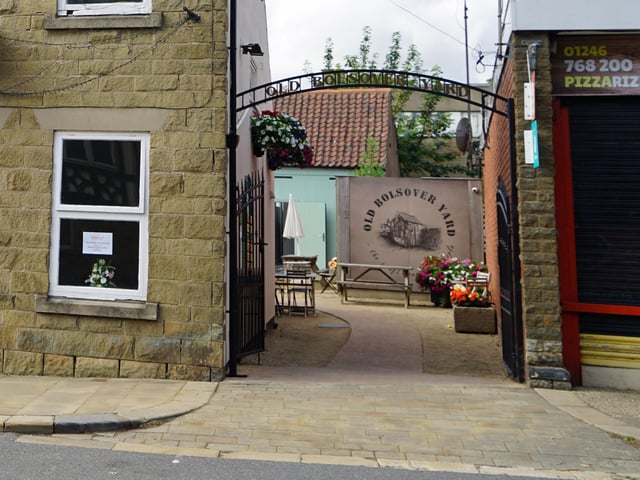 Old Bolsover Yard is off Castle Street in Bolsover.