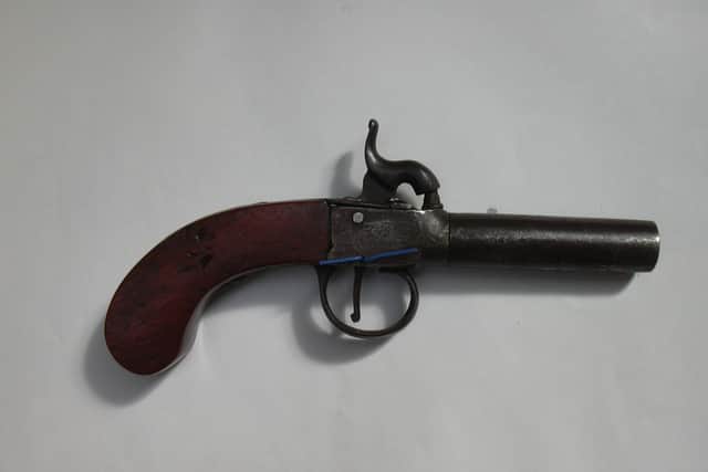 John Simmonds' pistol - Picture Ruth Crook