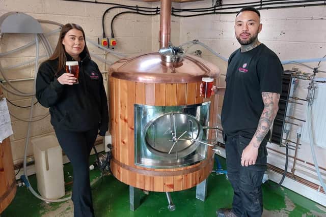 The new brewery is now open for business and hoping to get its products into local pubs soon