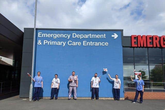 Another 'calm night' with 'no trouble' for Kings Mill emergency department staff after England's defeat to Italy in Euro 2020 final on Sunday night