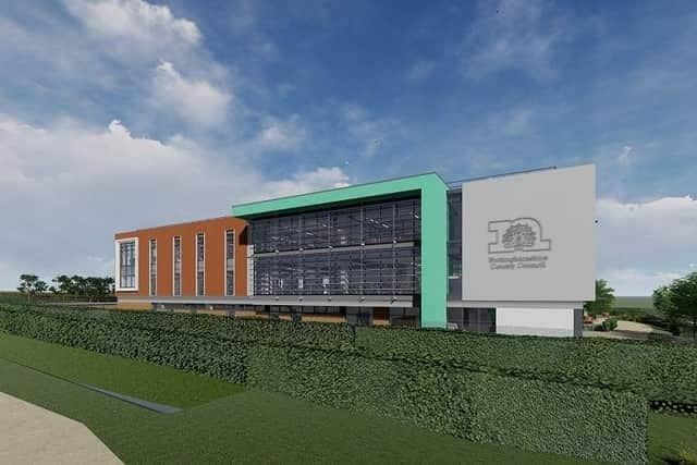 Ashfield Independent councillors have critcised the escalating costs of the council's new offices at Top Wighay Farm. Photo: Submitted