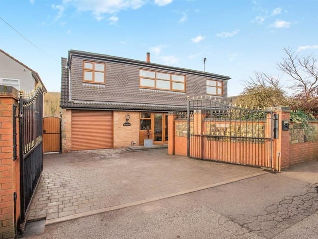 The last picture in our Westbank gallery shows the block-paved driveway and attached, single garage, which is equipped with power and light and houses the gas-fired central heating combi boiler. It is accessed via a remote-controlled, electric up-and-over door.