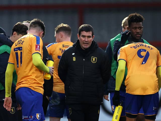 Stags boss Nigel Clough knows Walsall are a dangerous team. (Photo by Eddie Keogh/Getty Images)
