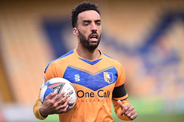 James Perch - set for early comeback for Mansfield Town.