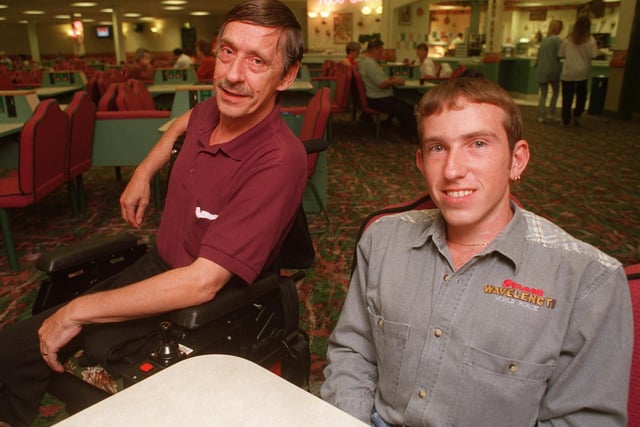 Lee Carrier and Cyril Beanat Vardon Bingo in 1997