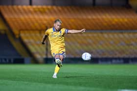 Louis Reed in action during the Jersey Mike’s Trophy match against Port Vale FC at Vale Park, 06 Oct 2026. Photo credit Chris & Jeanette Holloway / The Bigger Picture.media