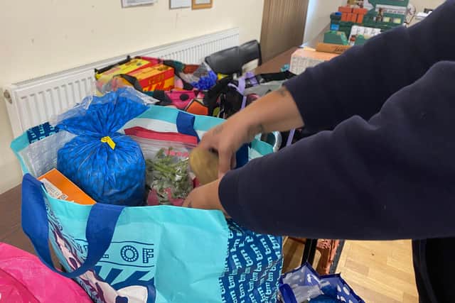 Donations from Mansfield District Council staff.