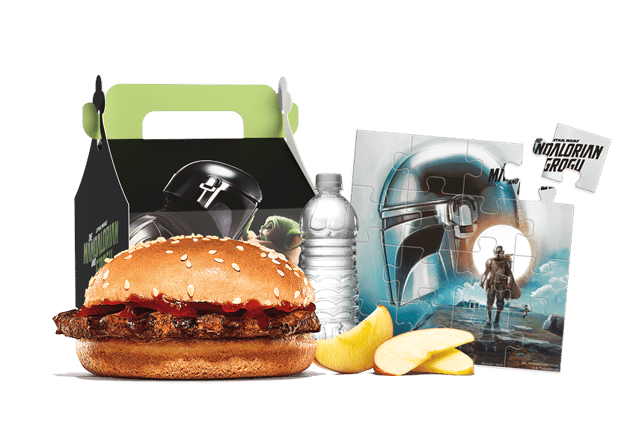 Mandalorian Kids Hamburger Meal.
