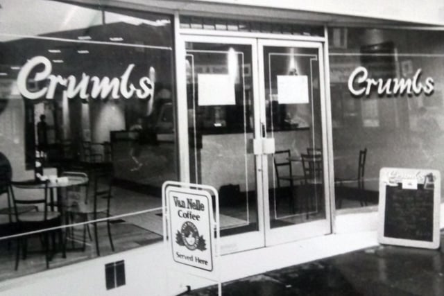 Crumbs snack bar was in York Road and was photographed in 1987.