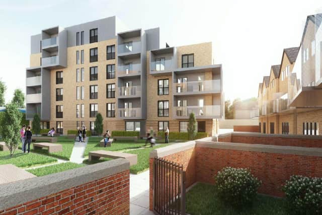 An artist's impression of the new development.