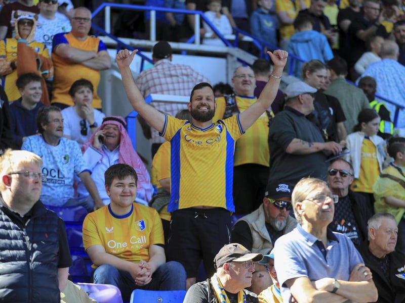 Mansfield Town fans ended their away season with defeat at Birmingham City.