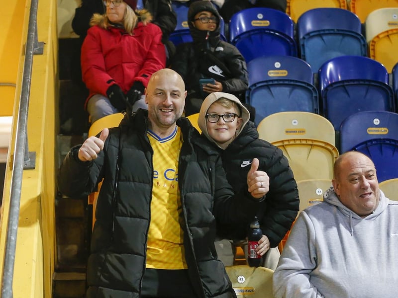 Mansfield Town fans watched a stunning win for Stags.
