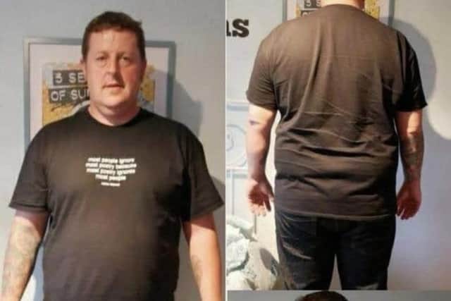 Scott before his weight loss.