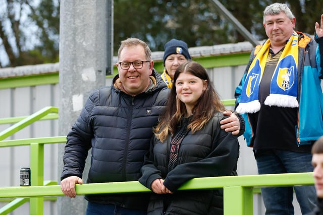 Mansfield fans at Forest Green Rovers FC 
Photo Chris Holloway / The Bigger Picture.media