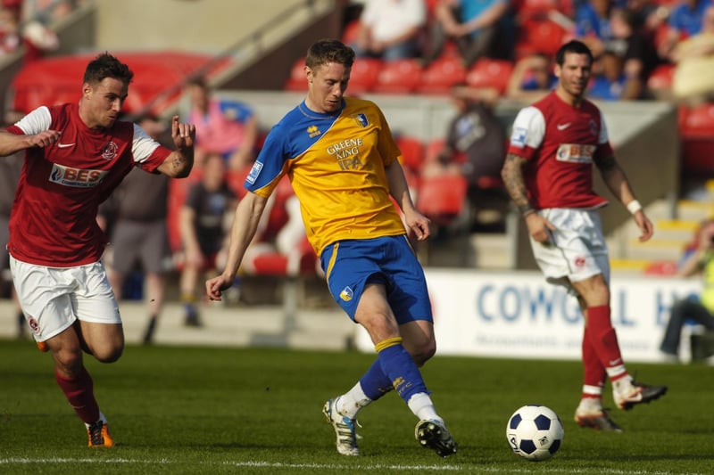 Martin Riley currently plays for Southern League Premier Division Central side Hednesford Town. He played 28 times for Stags during the 2011/12 season as Stags lost at the play-off semi-final stage to York.