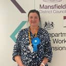 Coun Liz Langrick was one of five Conservatives to win seats on Mansfield Council.