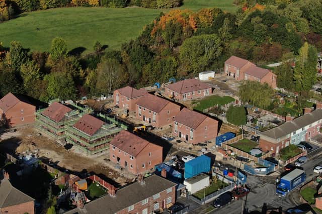 New houses are being built in Whaley Thorns