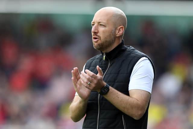 Swindon Town manager Ben Garner.