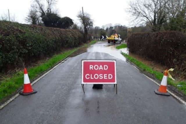 The events were part of the county council’s community-led flood signage scheme