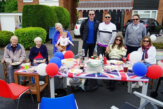 Further celebrations at the Delamere Drive street party.