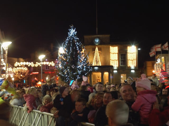 Mansfield Christmas Lights switch-on. Did you go?