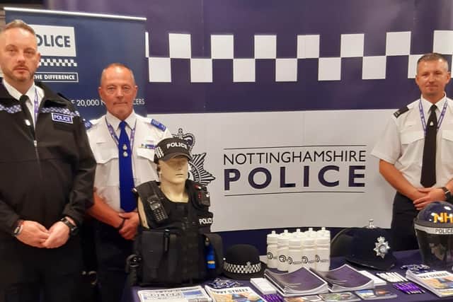 Members of the Armed Forces Network have attended recruitment days to encourage other military personnel to join the police when they leave the Army