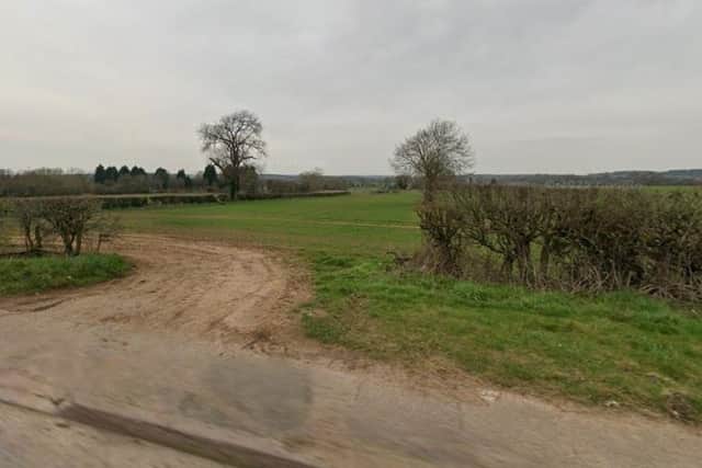The latest housing scheme proposed for Warsop is on farmland west of Mansfield Road. (PHOTO BY: Google Maps)