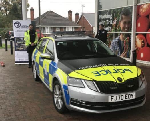 Officers from the Operation Reacher Team have been tasked with tracking down untaxed vehicles.