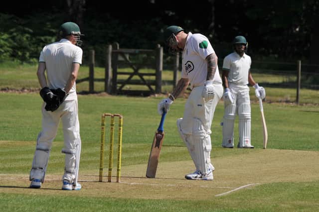 David Willcock - important innings for Clipstone.