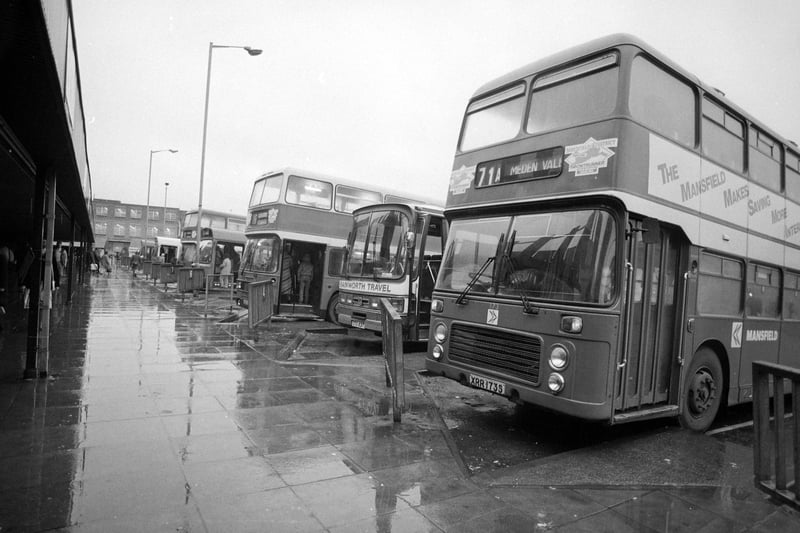 The old bus station was a hive of activity in the eighties - do you remember it like this?