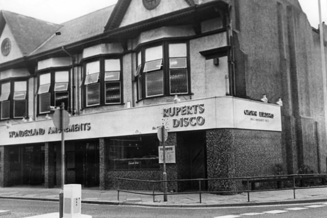 The outside of Ruperts disco in South Tyneside.