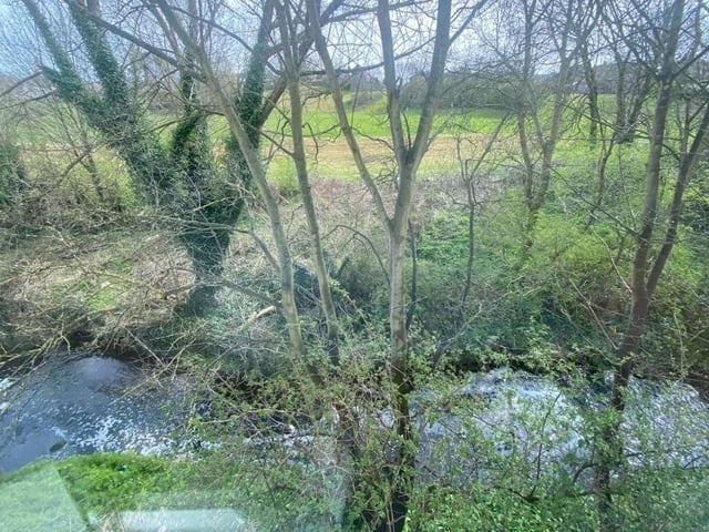 We promised picturesque views of the River Maun and here they are - from one of the apartment's windows.
