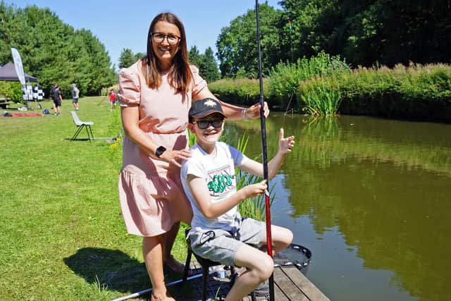 Pictured: Joanna Rossington and Riley Matthews, aged 12.