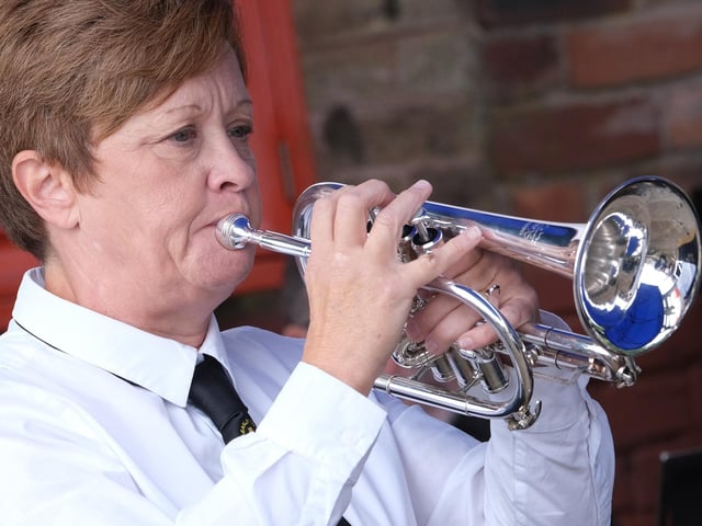 There was live entertainment at the event.