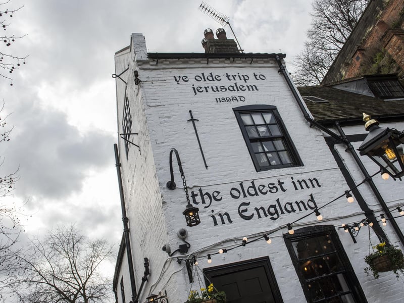 Nottinghamshire offers plenty of pubs and bars to visit. Including the most famous, Ye Olde Trip to Jerusalem. Its ancient walls and wonky interior make it a visit to remember.