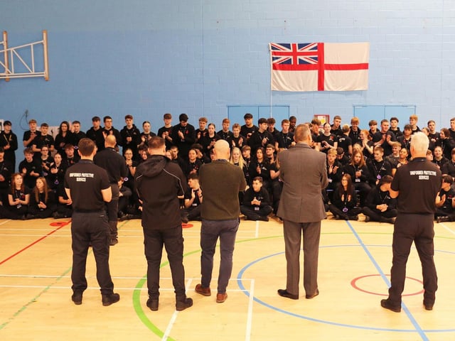 Staff thanked all students for their hard work and professionalism