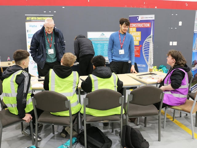 Careers advice in the construction industry was offered to all