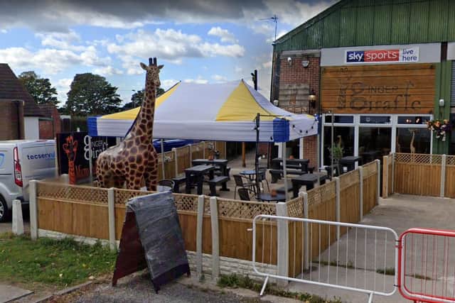 The Ginger Giraffe Micropub in Underwood is seeking planning permission to add a kitchen.