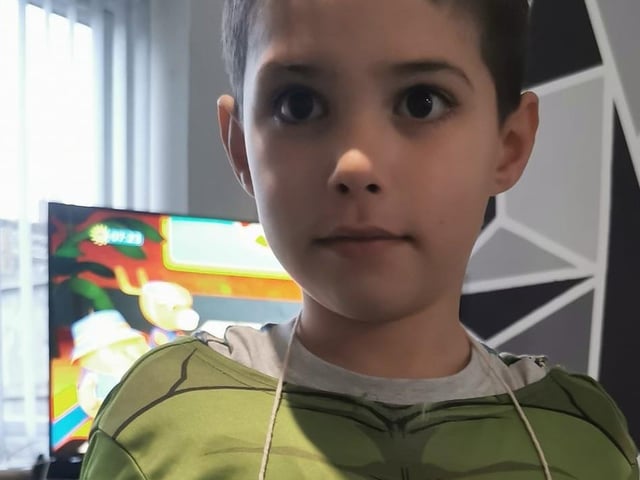 Harry, age 6, from Sutton-in-Ashfield, dressed as The Hulk.