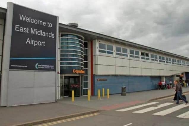 There are a few flights delayed at East Midlands Airport today