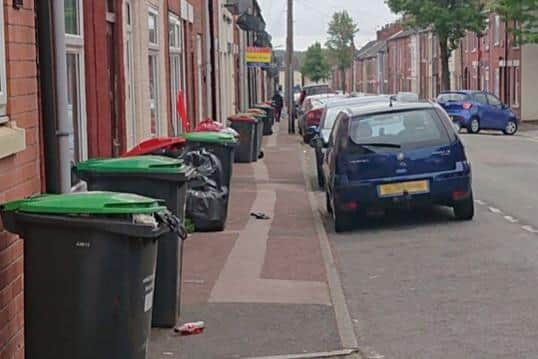 Bins are regularly left out for days.